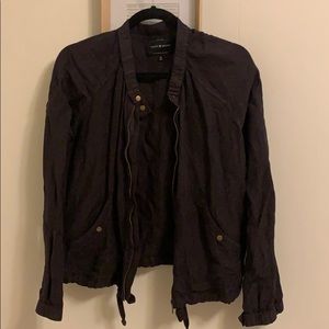 Lucky Brand Dark Grey Bomber Jacket